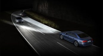 El Audi A8 podrá circular siempre con luces largas sin deslumbrar