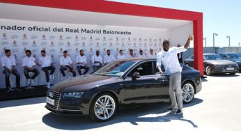 Los nuevos Audi A7 Sportback de los jugadores de baloncesto del Real Madrid