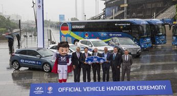 Hyundai cede más de 350 vehículos de apoyo durante la Eurocopa de fútbol