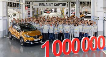 Renault alcanza 1 millón de unidades fabricadas del Captur en tan solo 4 años