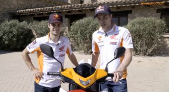 Marc Márquez y Dani Pedrosa nos muestran en un video las diferencias entre sus Honda de MotoGP y las de calle