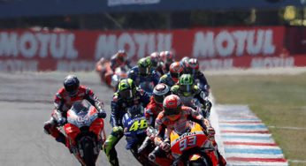 Las mejores imágenes de la bestial carrera de MotoGP en el circuito de Aseen con triplete español