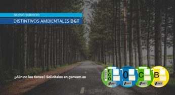 Ganvam lanza un servicio de entrega directa de los distintivos ambientales de la DGT