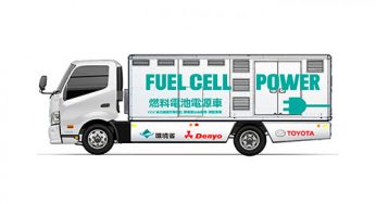 Toyota y Denyo desarrollan un vehículo de pila de combustible que suministra electricidad durante 72 horas en situaciones de emergencia