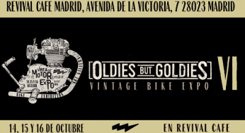 Oldies but Goldies Vintage Bike Expo, del 14 al 16 de octubre en Revival Café Madrid