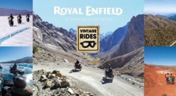 Royal Enfield y Vintage Rides se asocian para organizar viajes en moto a lugares extraordinarios
