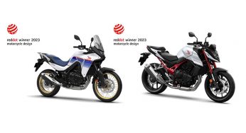 Las Honda CB750 Hornet y XL750 Transalp triunfan en los premios de diseño Red Dot