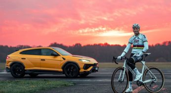 <strong>Mathieu van der Poel, campeón del mundo: “El ciclismo es mi vida y el Lamborghini Urus se adapta a ella”</strong>