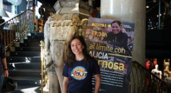 Lleno en la conferencia de Alicia Sornosa en el National Geographic Store de Madrid