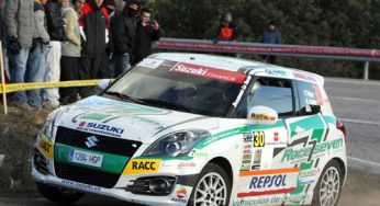 José Antonio Suárez, vencedor del IV Rally Comunidad de Madrid; Víctor Pérez, campeón de la Copa Suzuki Swift