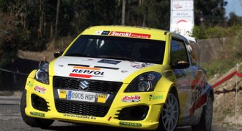 Victoria de Joan Vinyes con el Suzuki Swift S1600 en el Rally de Guimaraes