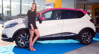 Mireia Belmonte presume de Renault Captur