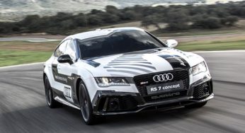 El Audi RS7 de conducción autónoma rueda en Ascari a ritmos de carrera