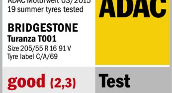 Bridgestone Turanza T001, un neumático “muy recomendable” según ADAC