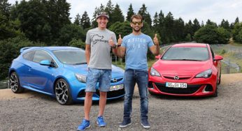 Aleix Espargaró, al volante del Opel más deportivo en Nürburgring