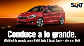 Sixt ofrece en su flota de alquiler el BMW Serie 2 Gran Tourer en exclusiva