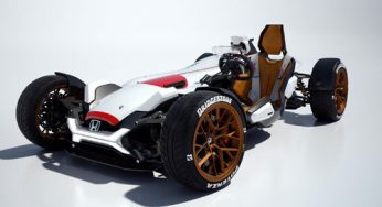 Honda Project 2&4, el coche que lleva el motor de la moto de Márquez