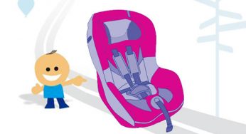Desde hoy, los menores de talla igual o inferior a 135 cm, deben viajar en los asientos traseros