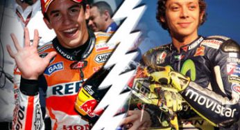 Marc Márquez rompe con Valentino Rossi