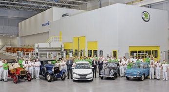 Skoda alcanza la cifra de 19 millones de vehículos producidos