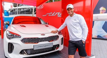 Rafa Nadal descubre el Kia Stinger