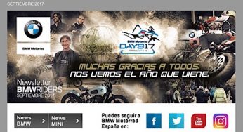 La espectacular News BMW Riders de septiembre, ya en vuestras pantallas
