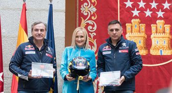 Homenaje a Carlos Sainz y Lucas Cruz en la Comunidad de Madrid por su victoria en el Dakar 2018