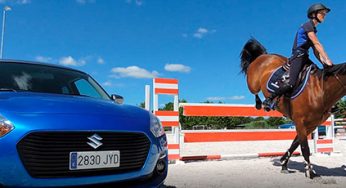 La amazona madrileña Diana Marsá se pone a los mandos de un Suzuki Swift
