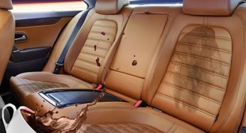 Las cinco manchas más rebeldes en la tapicería del coche