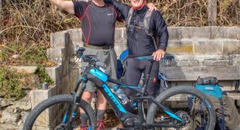 José Mª Alegre, en su ‘Camino de Santiago en 12-1 días enchufado’, afronta con su ‘ebike’ la etapa Sahagún-León de 60 kilómetros