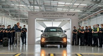 Aston Martin ya tiene su primer SUV, el DBX, recién salido de la cadena de producción