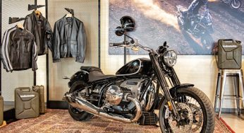 La espectacular BMW R 18, en primicia en Todomoto, concesionario de la marca en Sevilla. Se puede ver hasta el miércoles