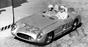 Así le “cantó” las notas de carrera a Stirling Moss su copiloto permitiéndoles ganar la Mille Miglia con su Mercedes en 1955