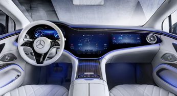 Espectacular el Mercedes EQS, la berlina de lujo de la marca de la estrella que entusiasma a conductor y pasajeros