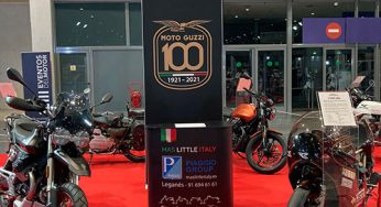 Moto Guzzi en Retromóvil celebrando el Centenario de la marca con una exposición de modelos emblemáticos