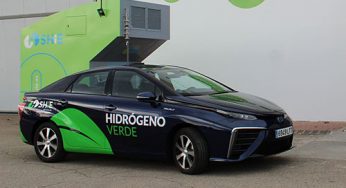 Toyota con el proyecto de hidrógeno verde en Aragón con dos vehículos de pila de combustible Toyota Mirai