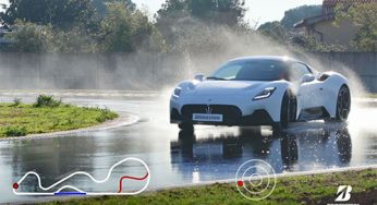 Bridgestone inaugura en Roma una nueva pista de conducción en mojado de última generación