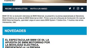 La interesante News BMW Riders de febrero