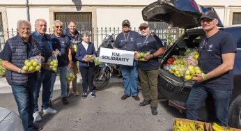 La ternura de la hermana Carmen y la solidaridad de Km Solidarity en Oviedo: “Dios viene de manera sorpresiva, hasta en moto desde Logroño”