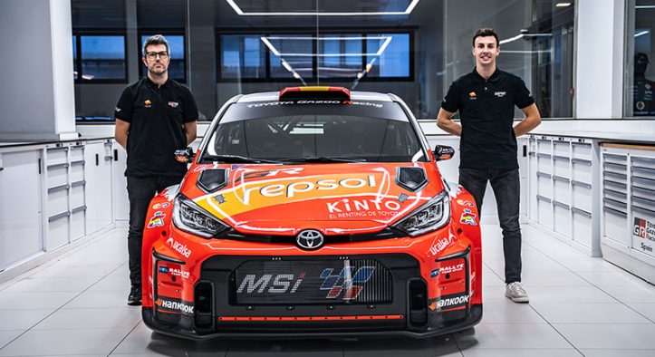La espectacular decoración del Toyota GR Yaris Rally2 de Alejandro Cachón y Borja Rozada en 2026