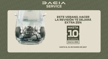 Dacia amplía hasta 10 años su garantía y refuerza su apuesta por la fidelización de clientes