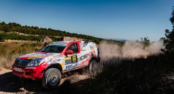 Kobe Motor defiende el liderato de T2 en la Baja España Aragón con Alberto Dorsch