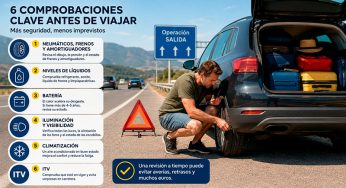 Operación salida: seis comprobaciones que pueden evitar una avería en carretera. Y tú, ¿has revisado tu vehículo?