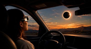¿Es seguro ver el eclipse a través del parabrisas del automóvil?