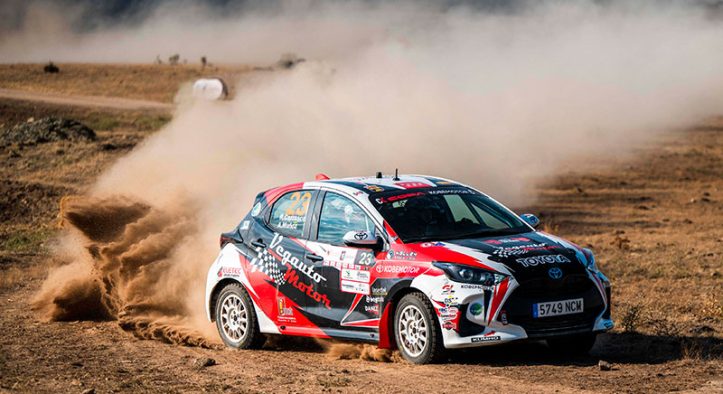 Raúl Carrasco estrena su casillero de victorias con el Yaris Rally5 Kit en la Copa Kobe Motor